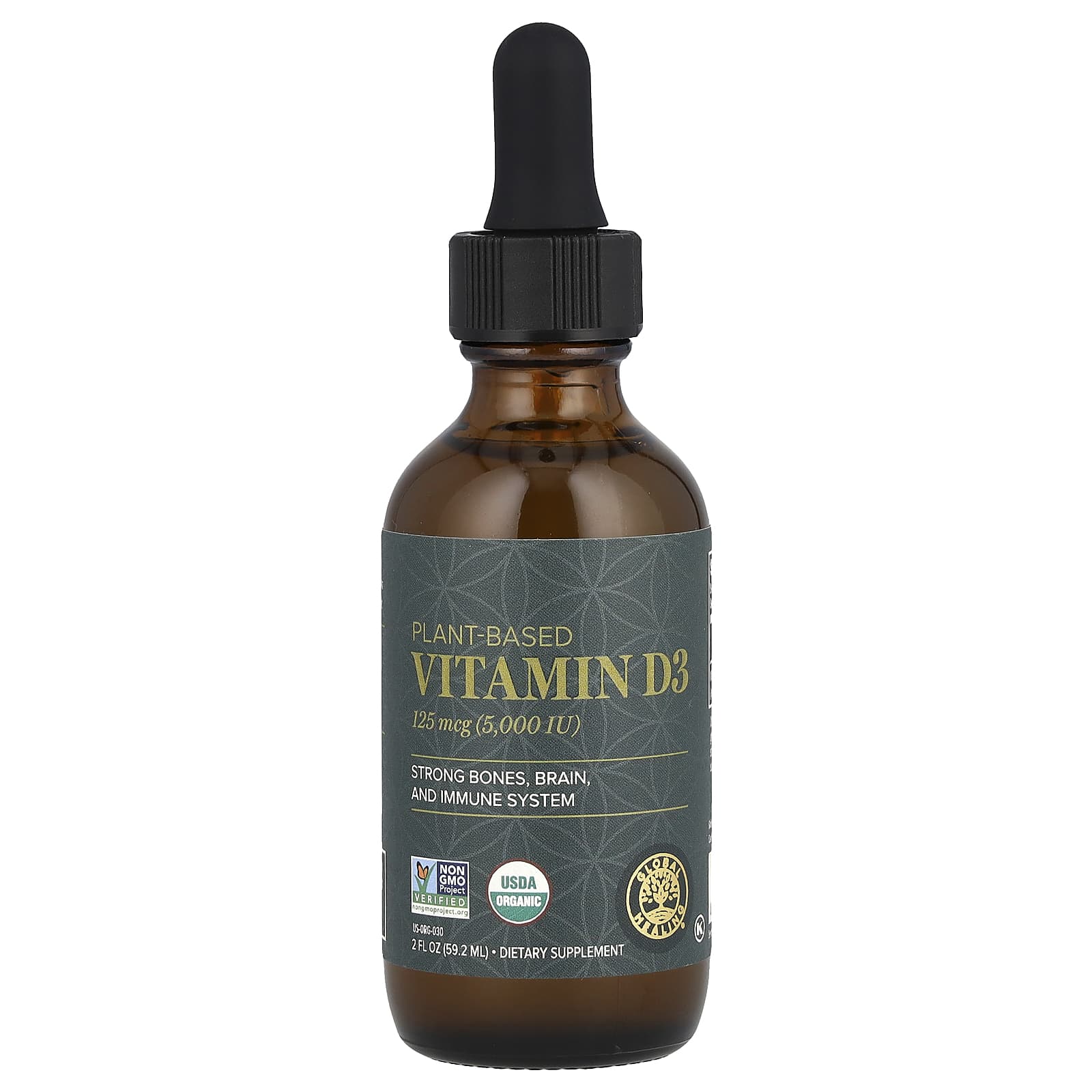 Plant-Based Vitamin D3 Supplement for Strong Bones and Immune System - Image 1