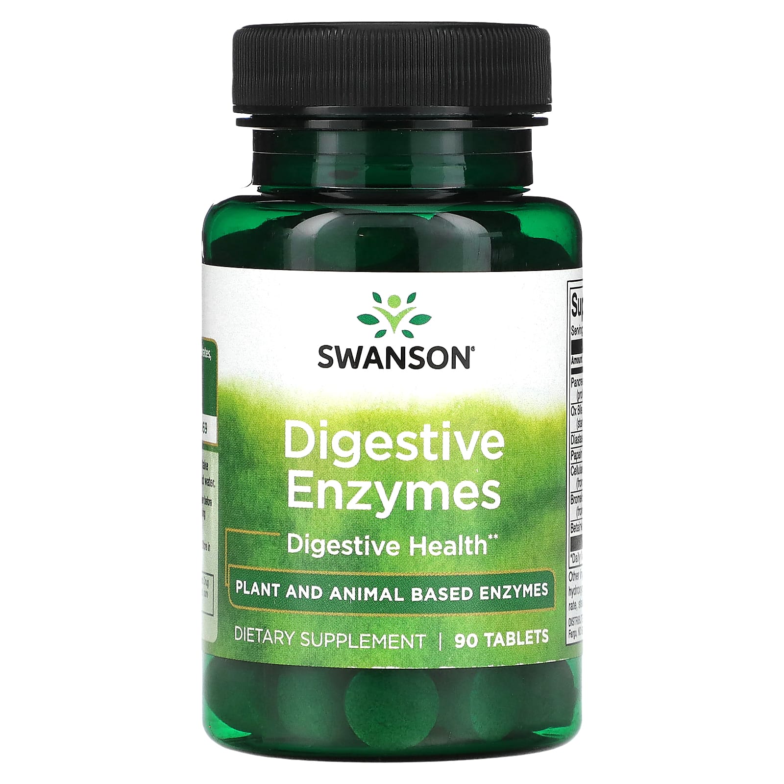 Swanson, Digestive Enzymes, 90 Tablets - Image 1