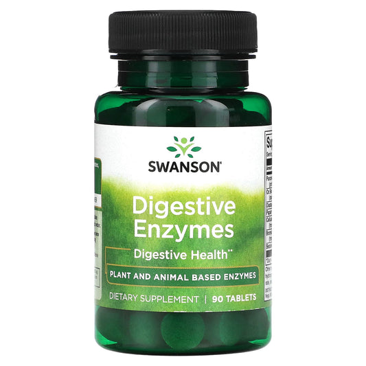 Swanson, Digestive Enzymes, 90 Tablets - Image 1