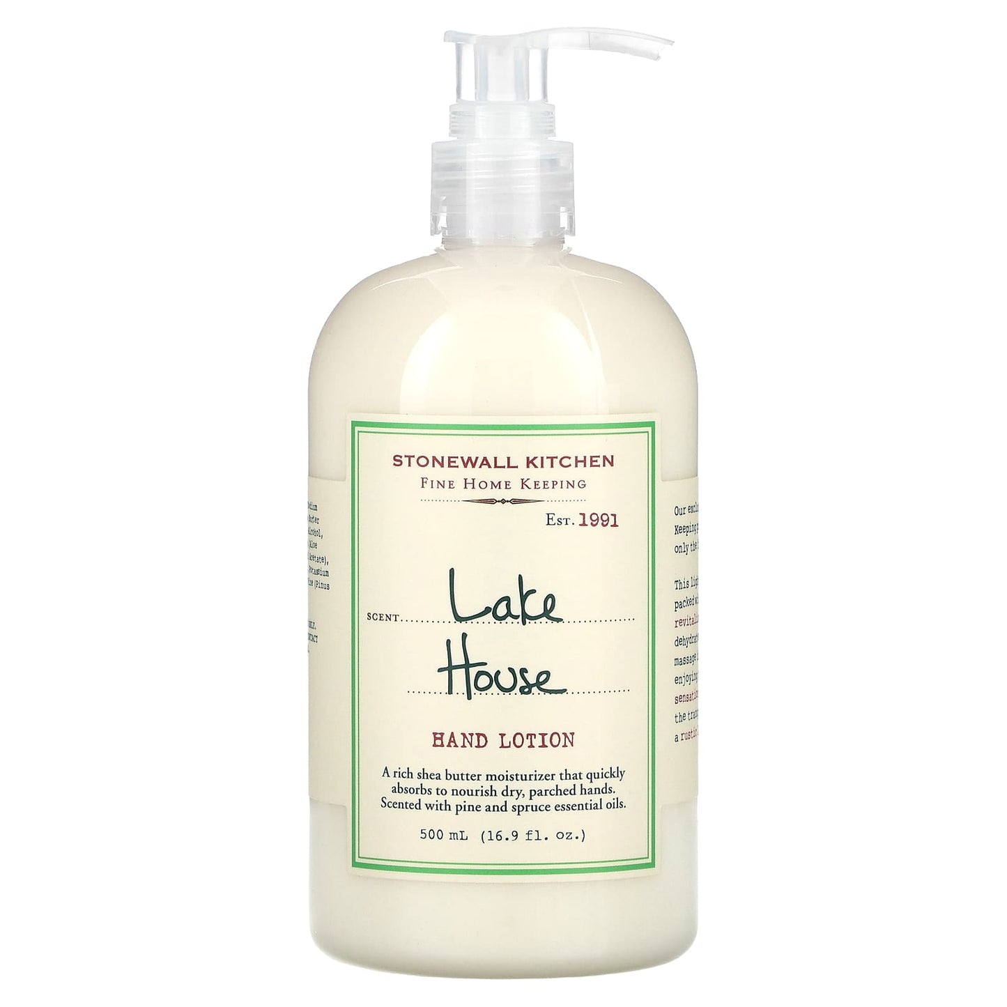 Stonewall Kitchen, Hand Lotion, Lake House, 16.9 fl oz (500 ml) - Image 1