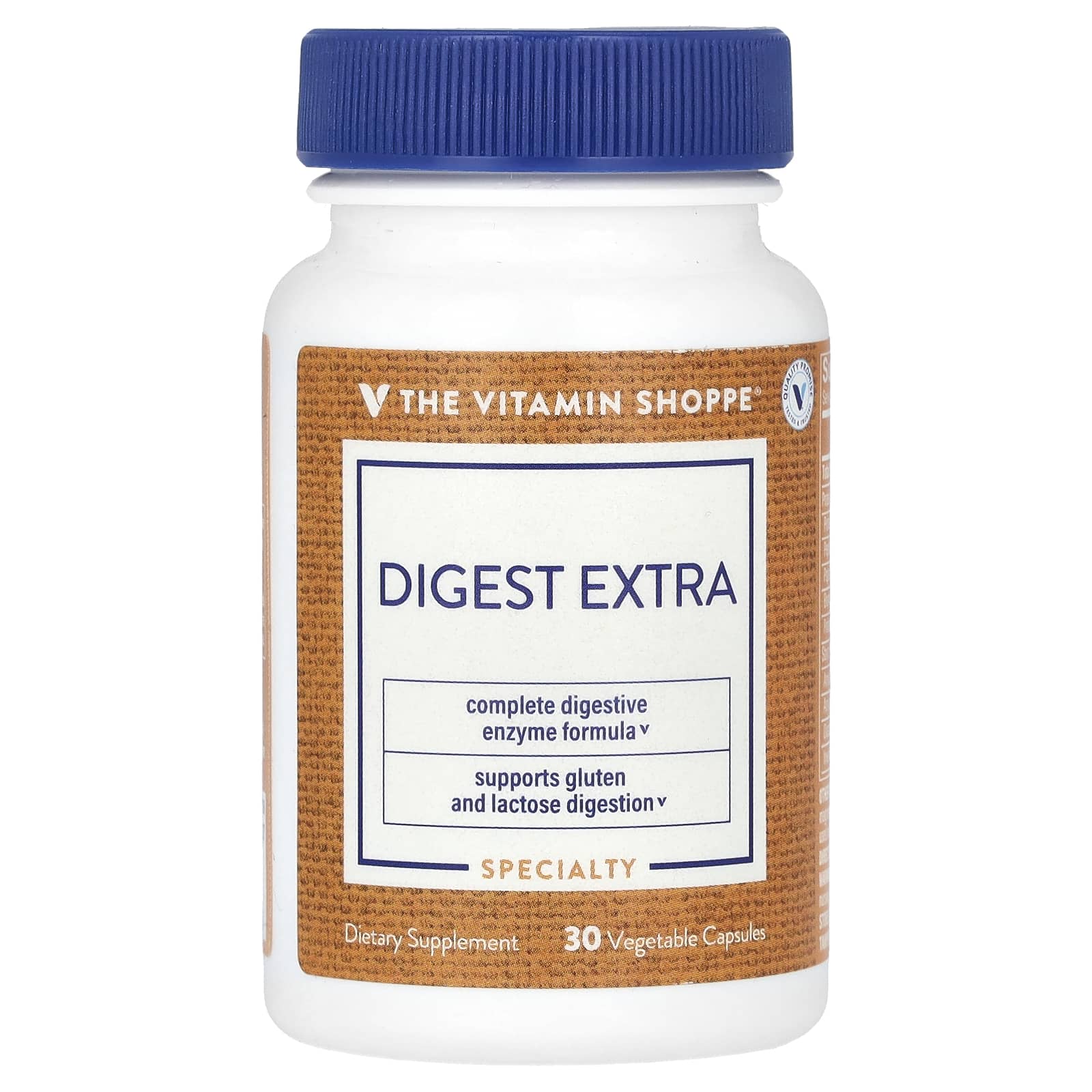 The Vitamin Shoppe, Digest Extra , 30 Vegetable Capsules - Image 1