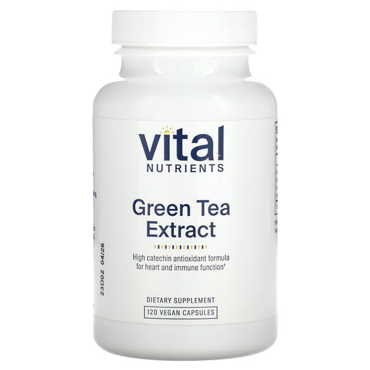 Vital Nutrients, Green Tea Extract, 120 Vegan Capsules (275 mg per Capsule) - Image 1