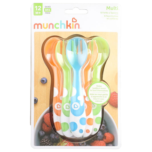 Munchkin, Multi™, Forks & Spoons, 12 Months+, 6 Count - Image 1