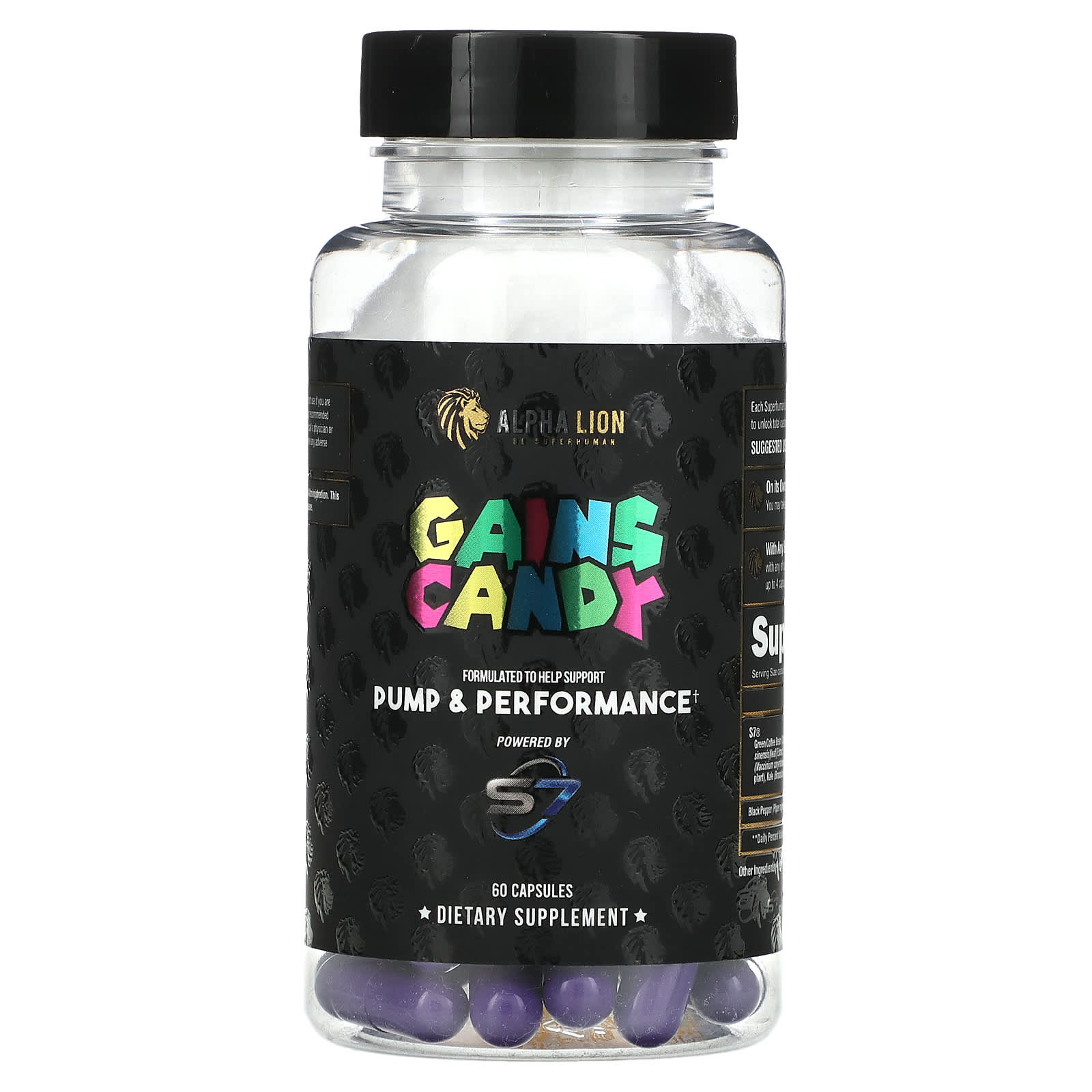 Unlock Total Customization with ALPHA LION Gains Candy S7 - 60 Capsules - Image 1