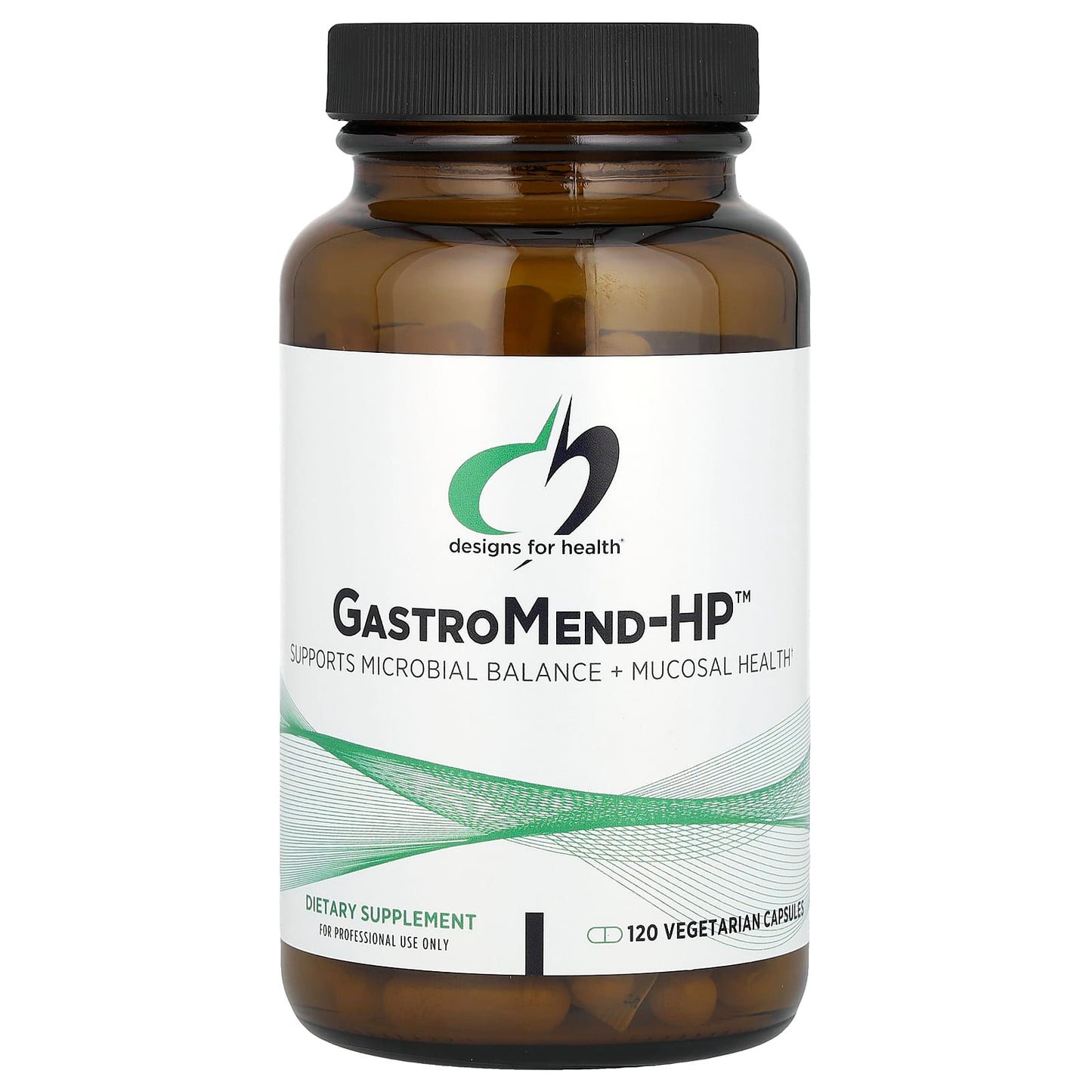 Designs For Health GastroMend-HP, 120 Vegetarian Capsules for Gut Health - Image 1