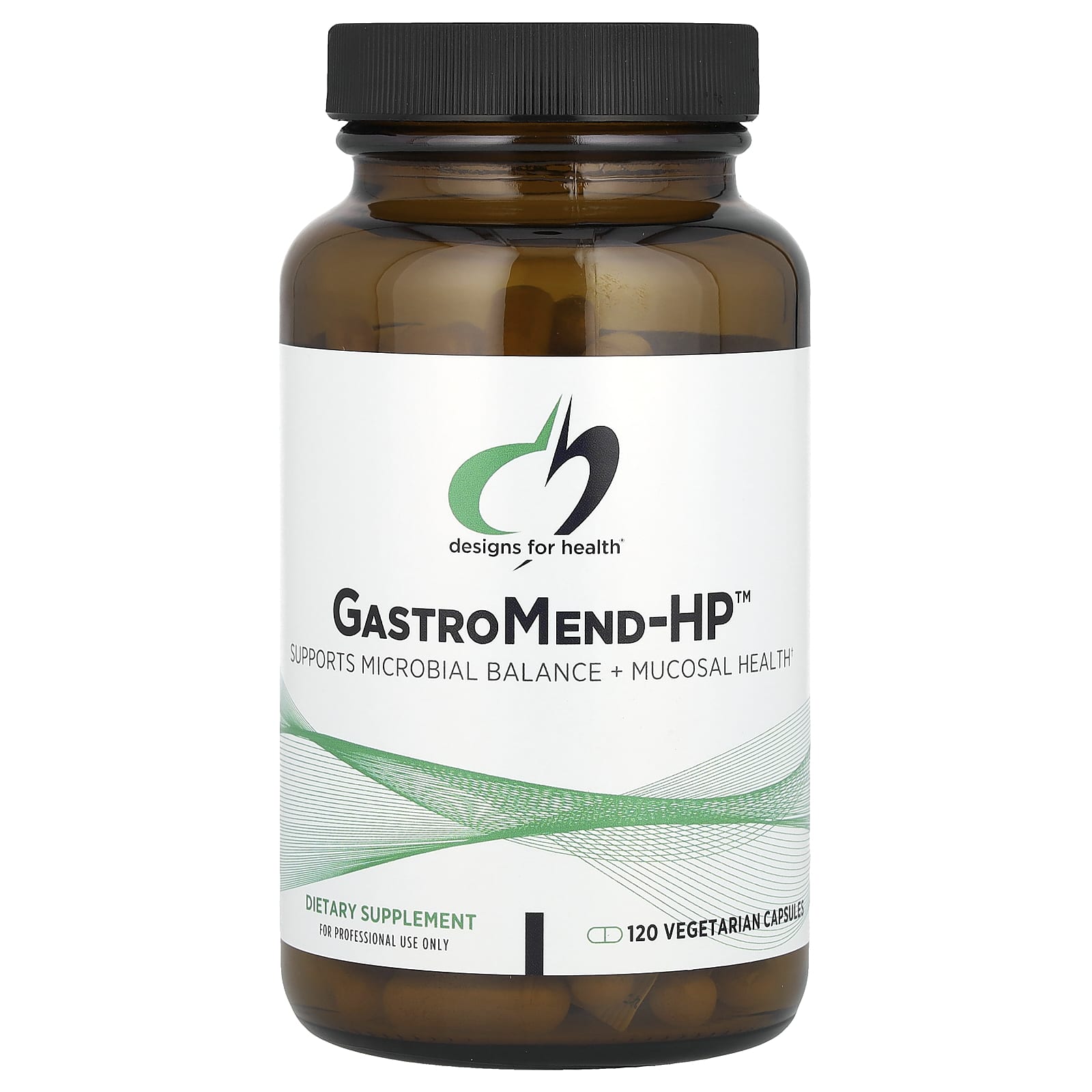 Designs For Health GastroMend-HP, 120 Vegetarian Capsules for Gut Health - Image 1