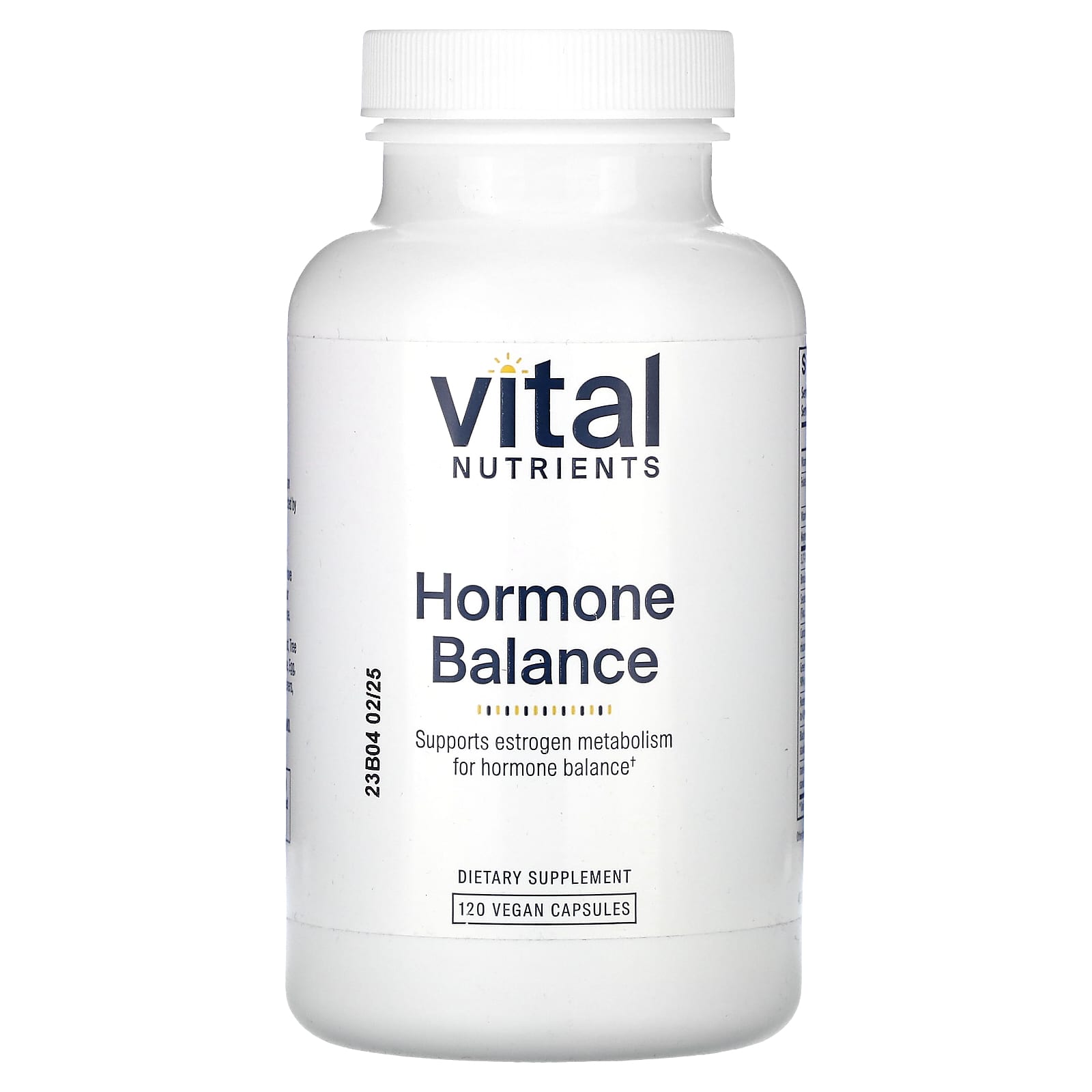 Vital Nutrients, Hormone Balance, 120 Vegan Capsules - Image 1