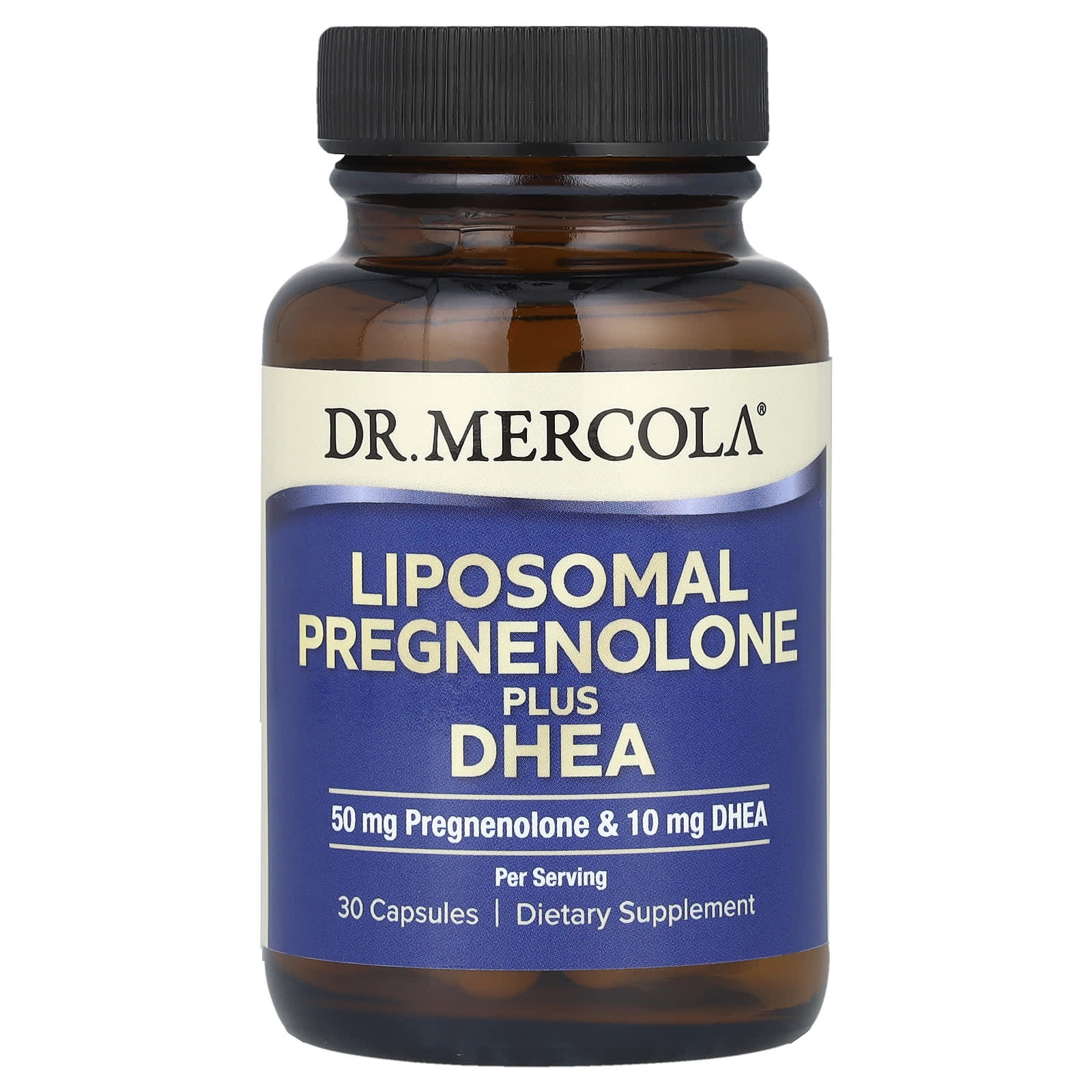 Dr. Mercola, Liposomal Pregnenolone Plus DHEA , 30 Capsules