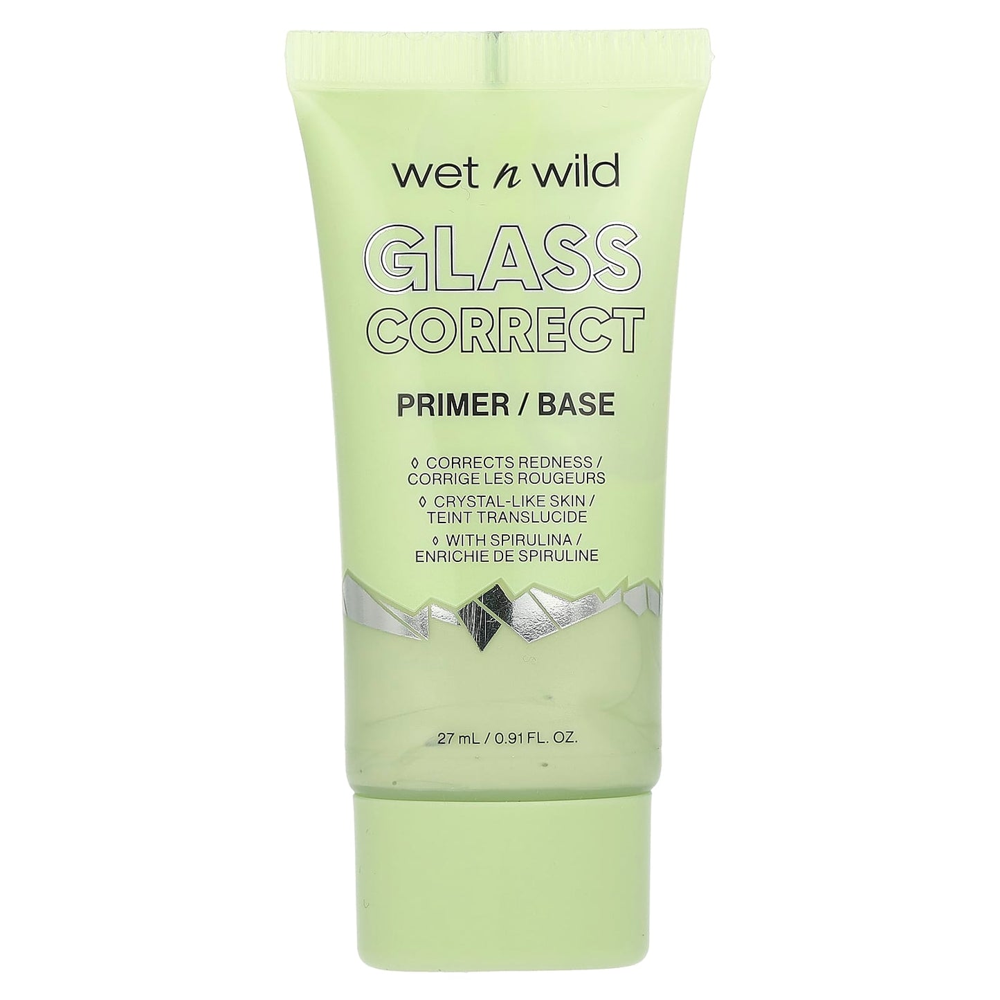 wet n wild, Glass Correct Primer, 1111912 Green, 0.91 fl oz (27 ml) - Image 1