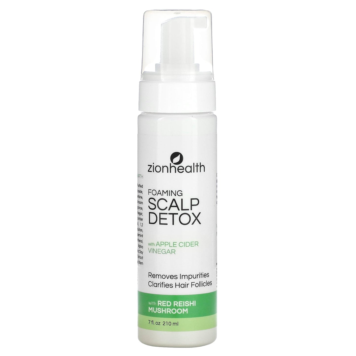 Zion Health, Foaming Scalp Detox With Apple Cider Vinegar, 7 fl oz 210 ml - Image 1