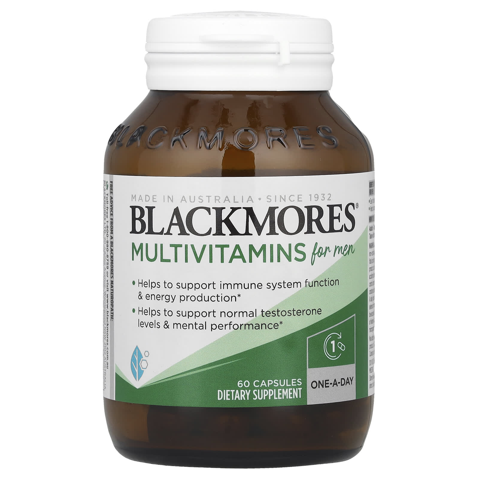 Blackmores Multivitamins for Men - Optimize Energy & Testosterone - Image 1