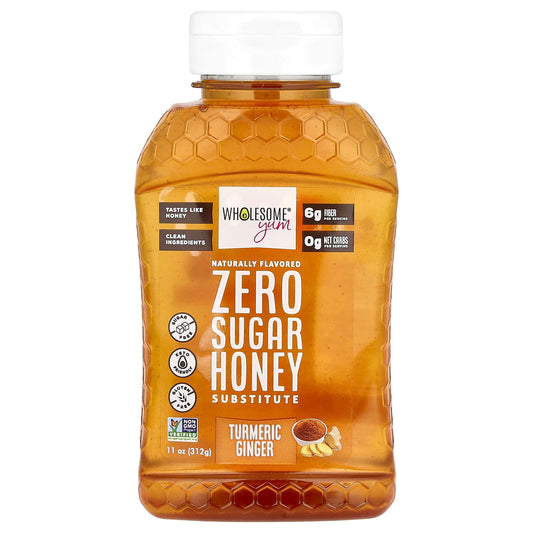 Wholesome Yum, Zero Sugar Honey Substitute, Turmeric Ginger, 11 oz (312 g) - Image 1