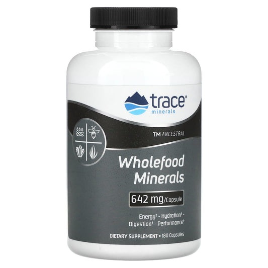 Trace, TM Ancestral, Wholefood Minerals, 642 mg, 180 Capsules - Image 1