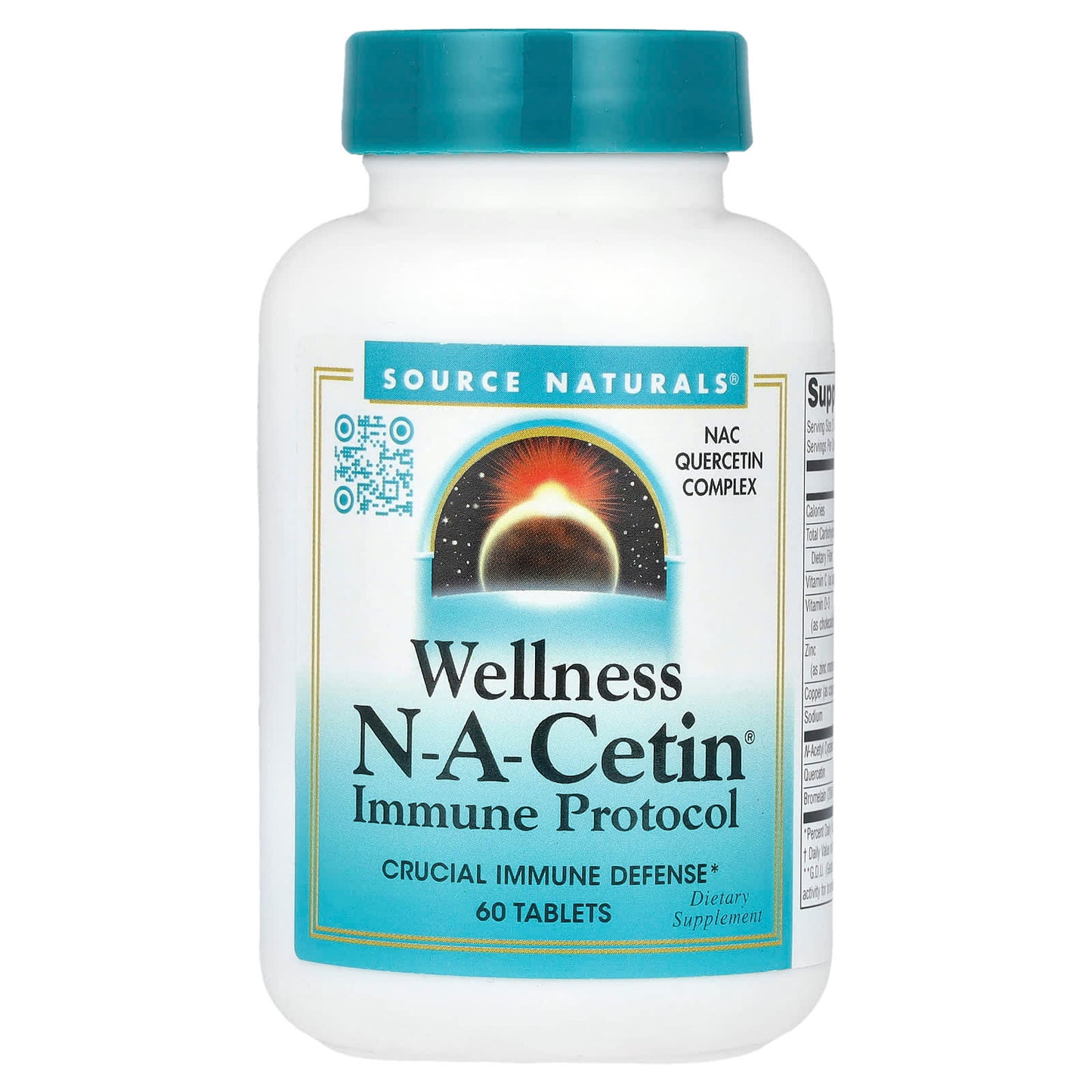 Source Naturals, Wellness N-A-Cetin®, 60 Tablets - Image 1