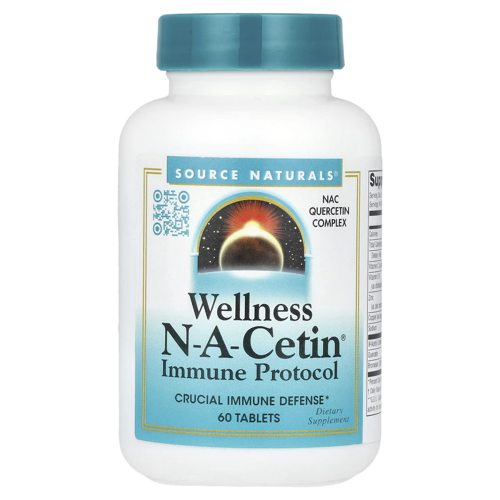 Source Naturals, Wellness N-A-Cetin®, 60 Tablets - Image 1