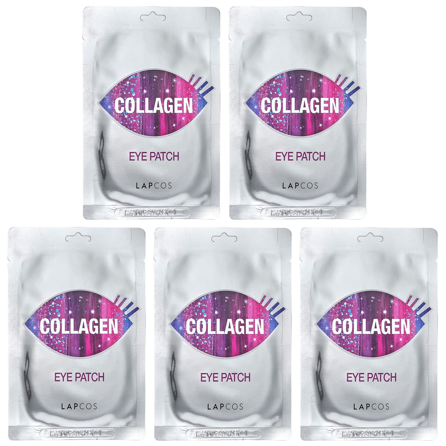 Lapcos, Collagen Beauty Eye Patch, 5 Pairs, 0.04 oz (1.4 g) Each - Image 1
