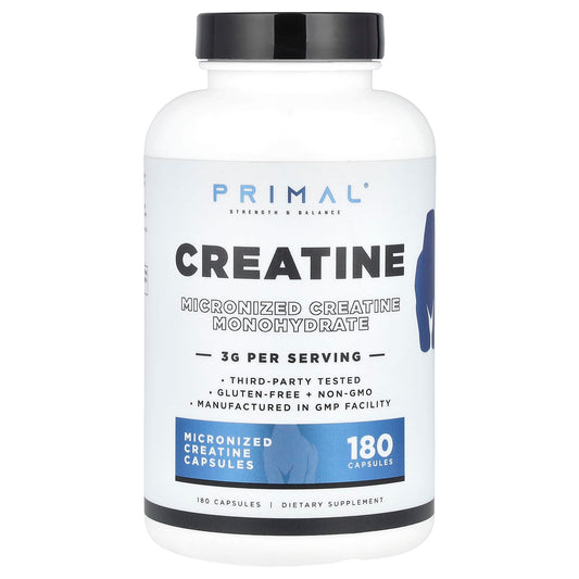 PrePrimal, Creatine, 180 Capsules (0.75 g per Capsule) - Image 1