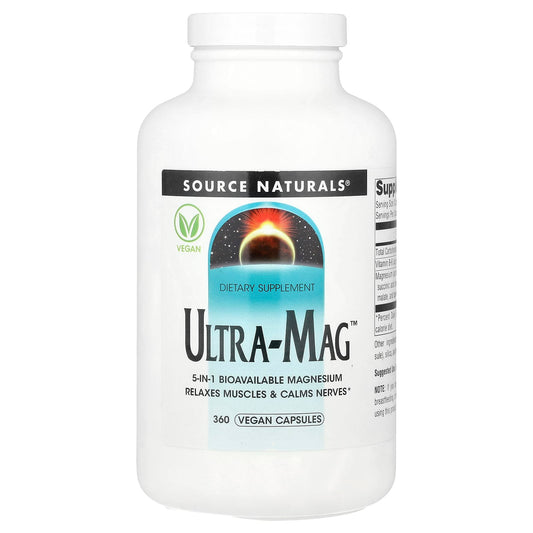 Source Naturals, Ultra-Mag™, 360 Vegan Capsules - Image 1