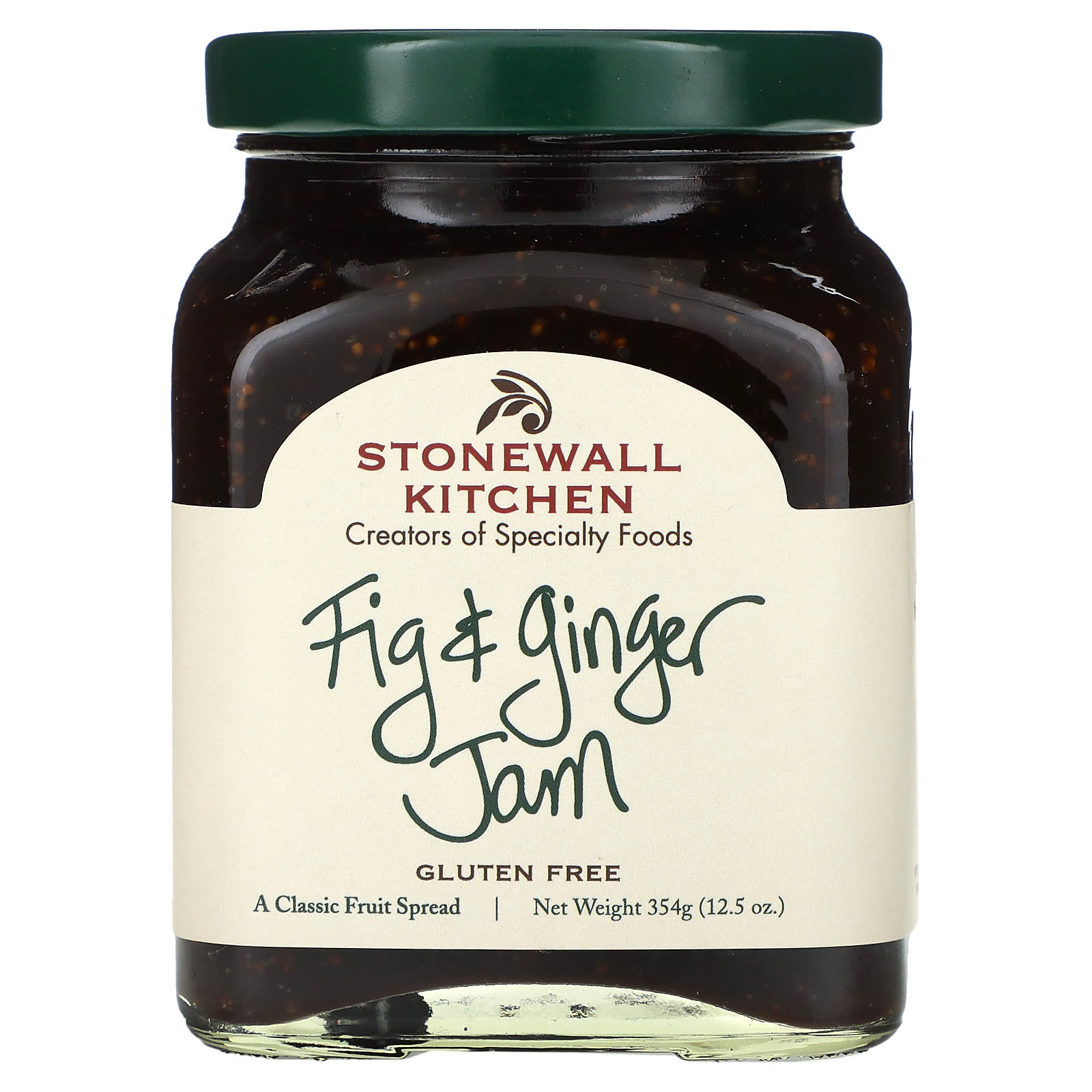 Stonewall Kitchen, Fig & Ginger Jam, 12.5 oz (354 g) - Image 1