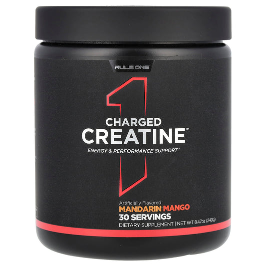 Rule One Proteins, Charged Creatine, Mandarin Mango, 8.47 oz (240 g) - Image 1