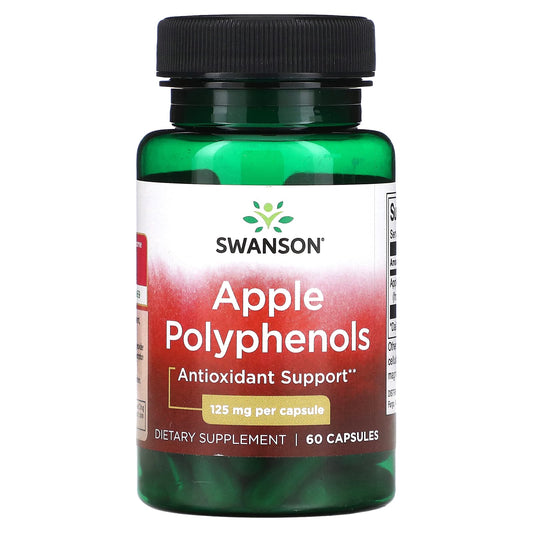 Swanson, Apple Polyphenols, 125 mg, 60 Capsules - Image 1