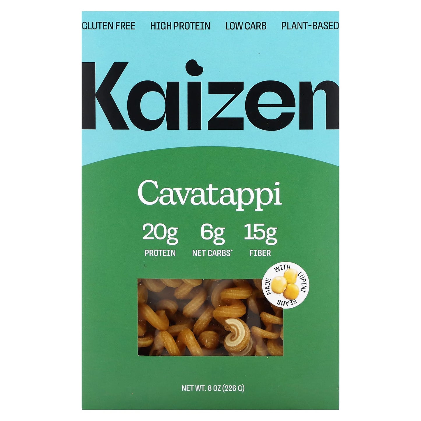 Plant-Based Protein Pasta - Gluten Free & Low Carb, 8 oz - Image 1