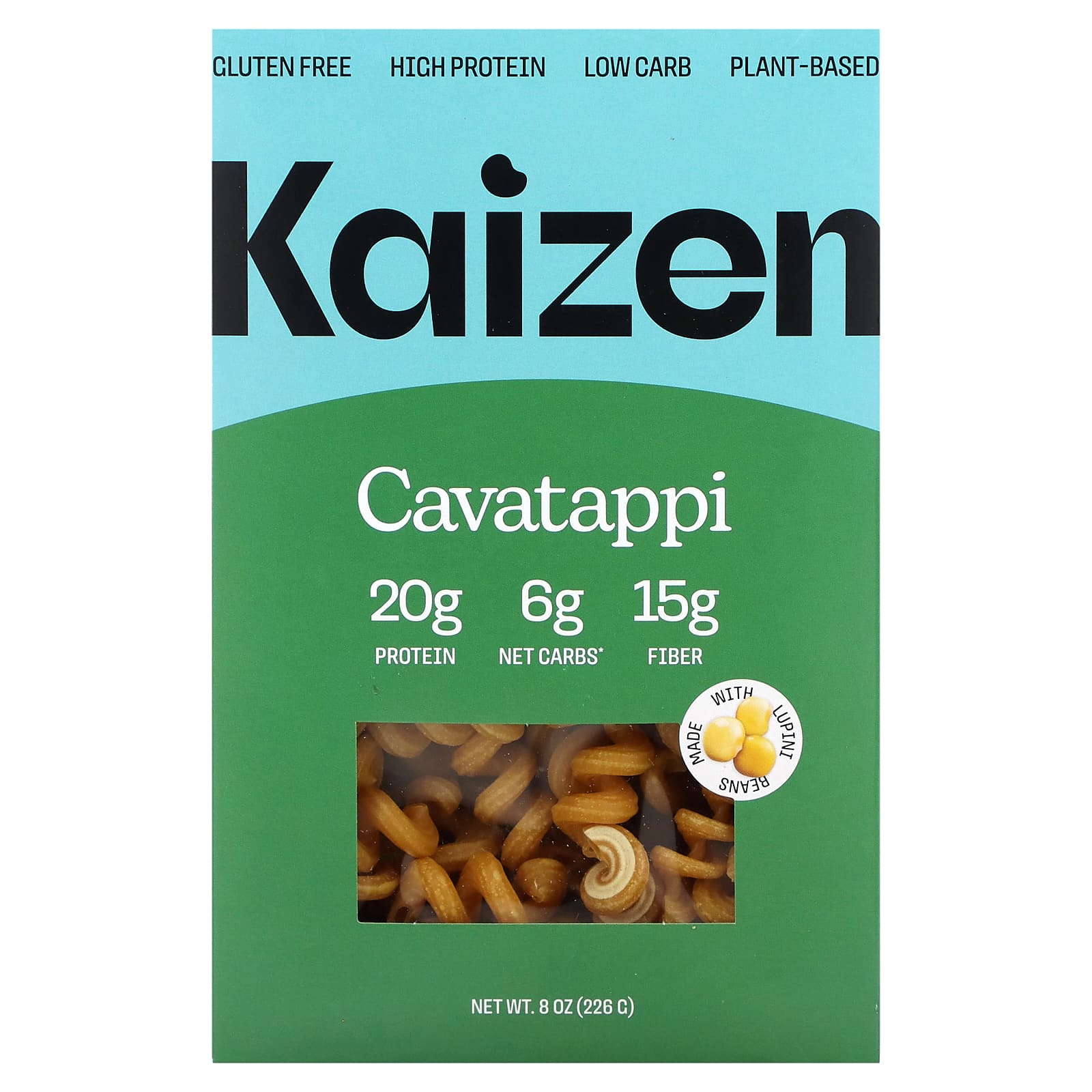 Plant-Based Protein Pasta - Gluten Free & Low Carb, 8 oz - Image 1