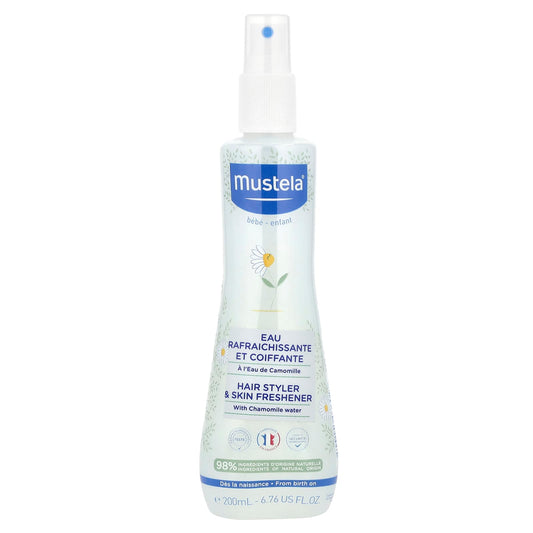 Mustela, Baby, Hair Styler & Skin Freshener With Chamomile Water, 6.76 fl oz (200 ml) - Image 1