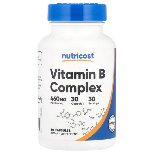 Nutricost, Vitamin B Complex, 30 Capsules - Image 1