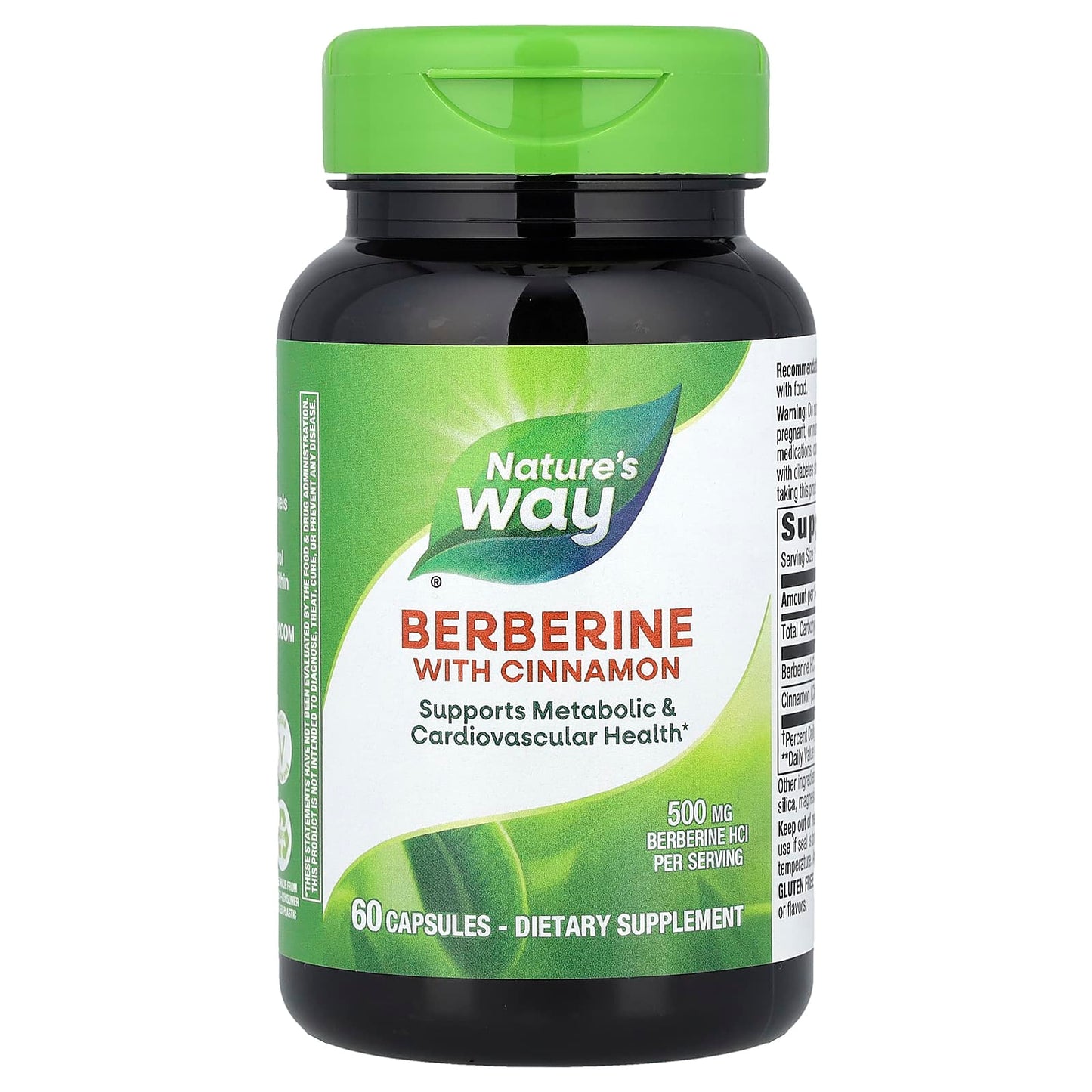 Nature's Way, Berberine With Cinnamon, 60 Capsules - Image 1