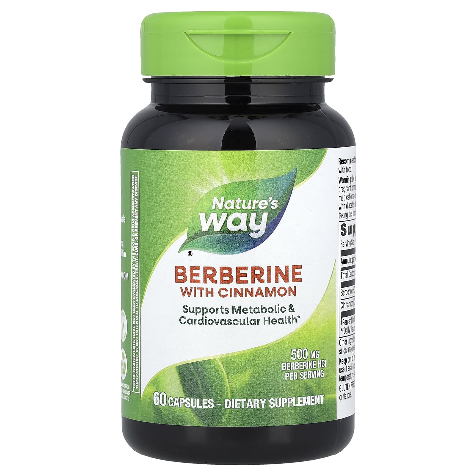 Nature's Way, Berberine With Cinnamon, 60 Capsules - Image 1