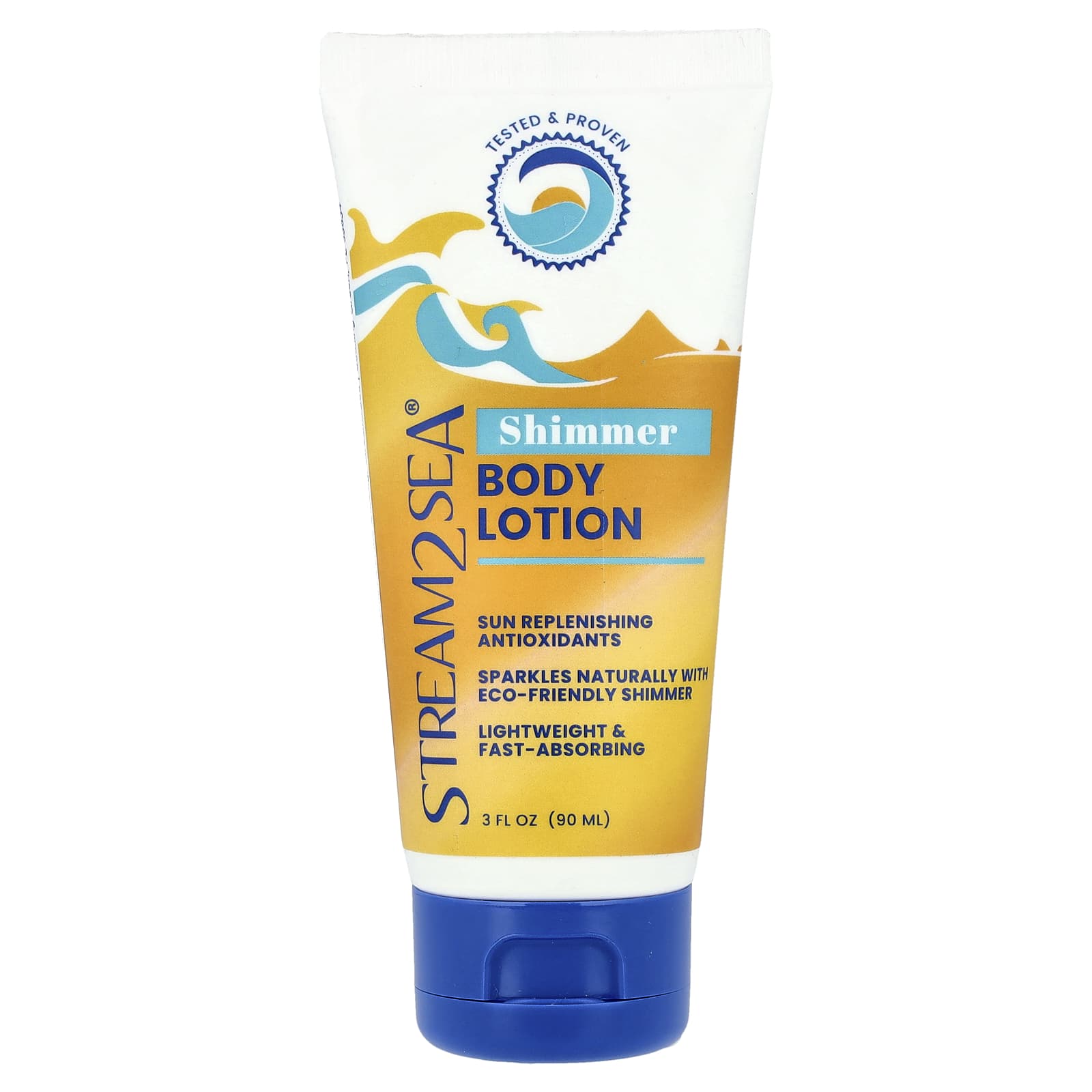 Stream2Sea, Shimmer Body Lotion, 3 fl oz (90 ml) - Image 1