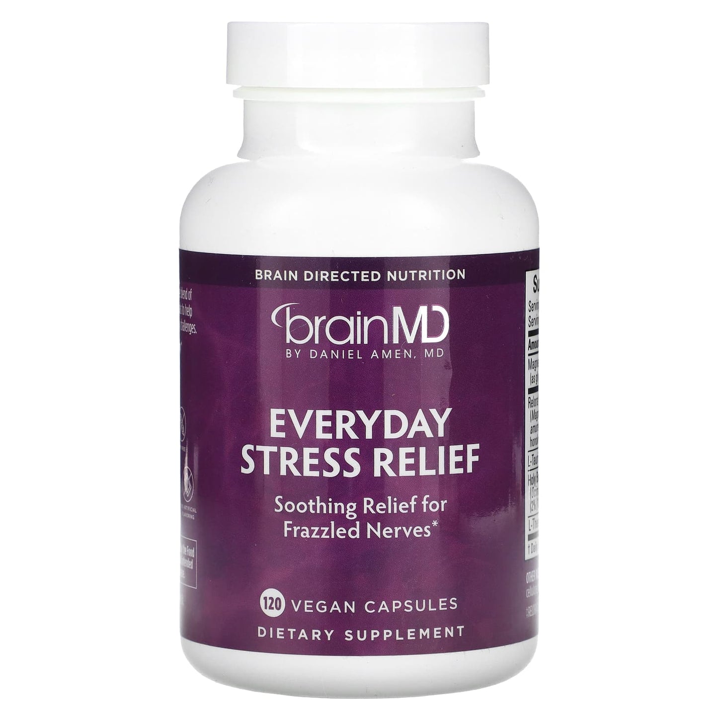 BrainMD Everyday Stress Relief - 120 Vegan Capsules - Image 1