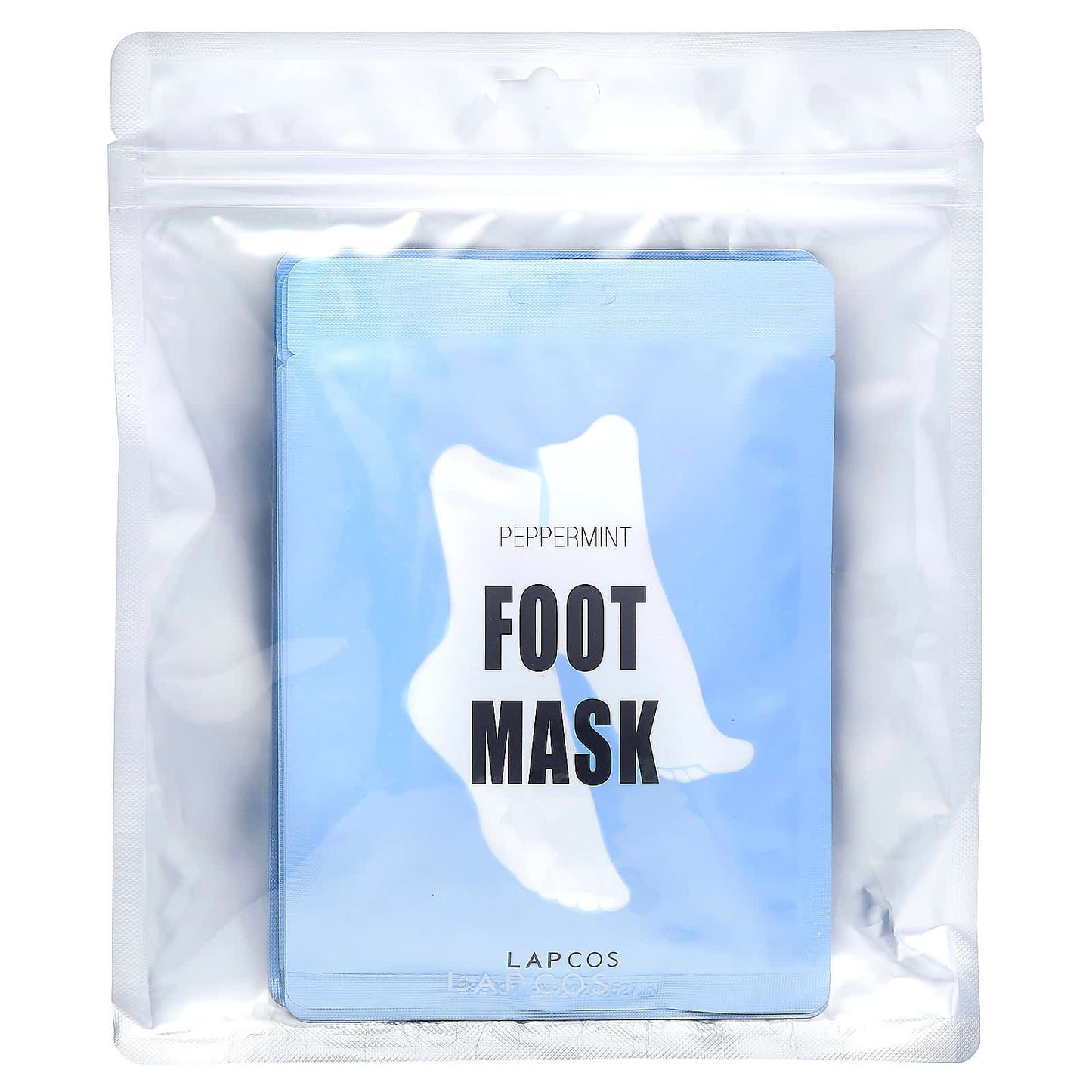 Lapcos, Foot Mask, Peppermint, 5 Pairs, 0.6 fl oz (18 ml) Each - Image 2