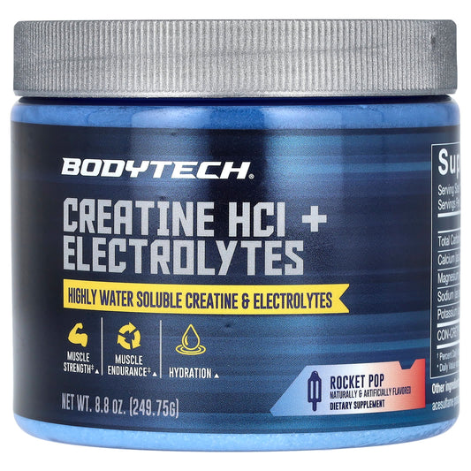 Boost Performance with BodyTech Creatine HCl + Electrolytes Rocket Pop - Image 1