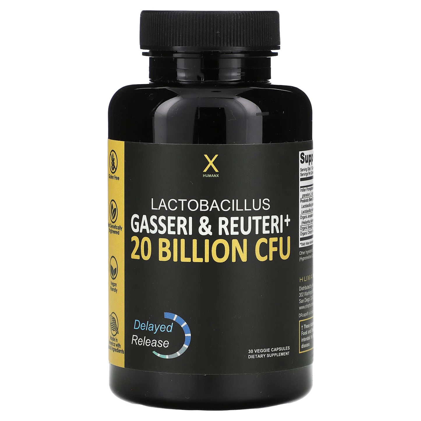 Humanx Probiotics - 20 Billion CFU, Vegan Friendly, Gluten Free - Image 1