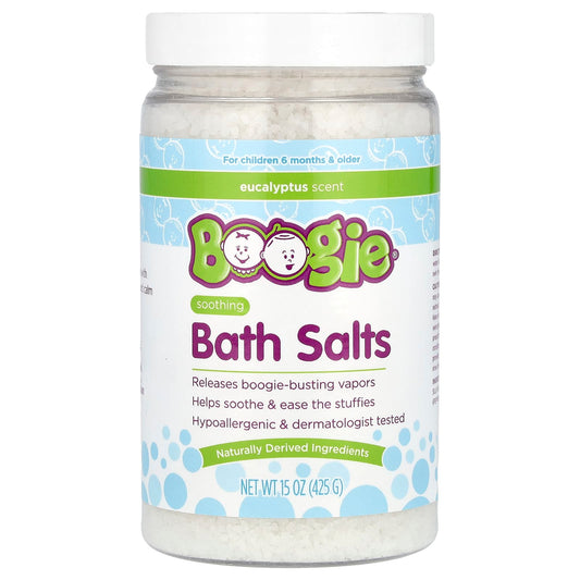 Boogie Wipes Soothing Bath Salts with Eucalyptus for Kids - Image 1
