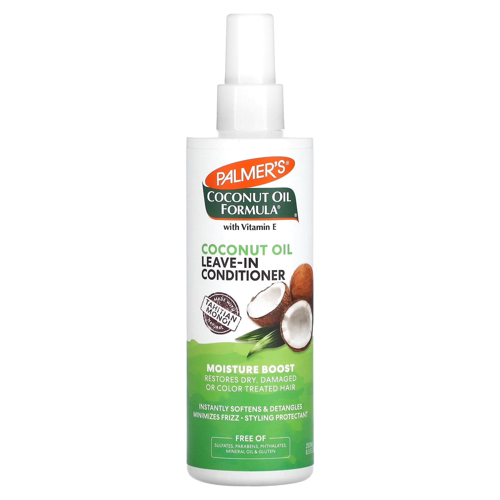 Palmer's, Coconut Oil Formula® with Vitamin E, Coconut Oil Leave-In Conditioner, 8.5 fl oz (250 ml) - Image 1
