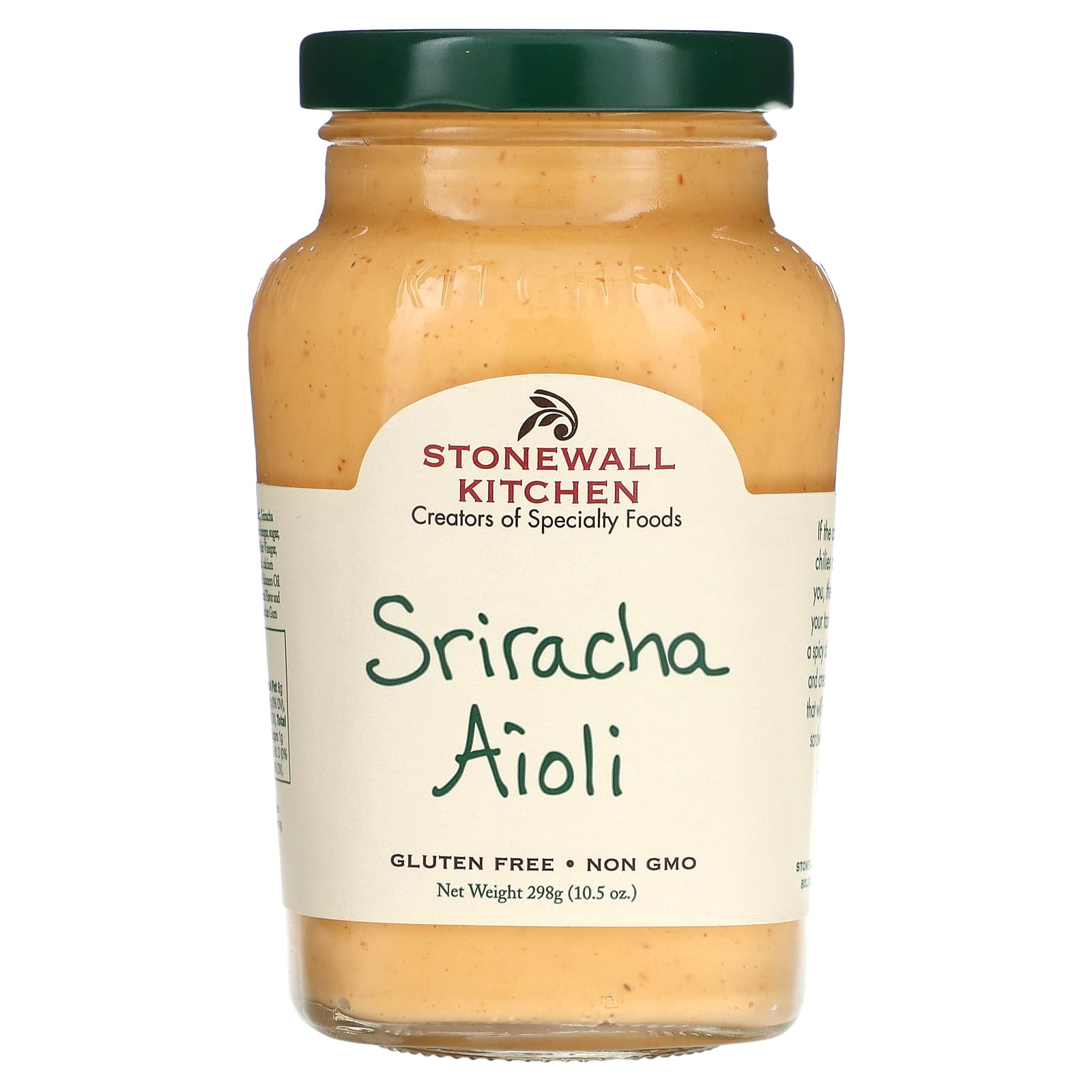 Stonewall Kitchen, Sriracha Aioli, 10.5 oz (298 g) - Image 1