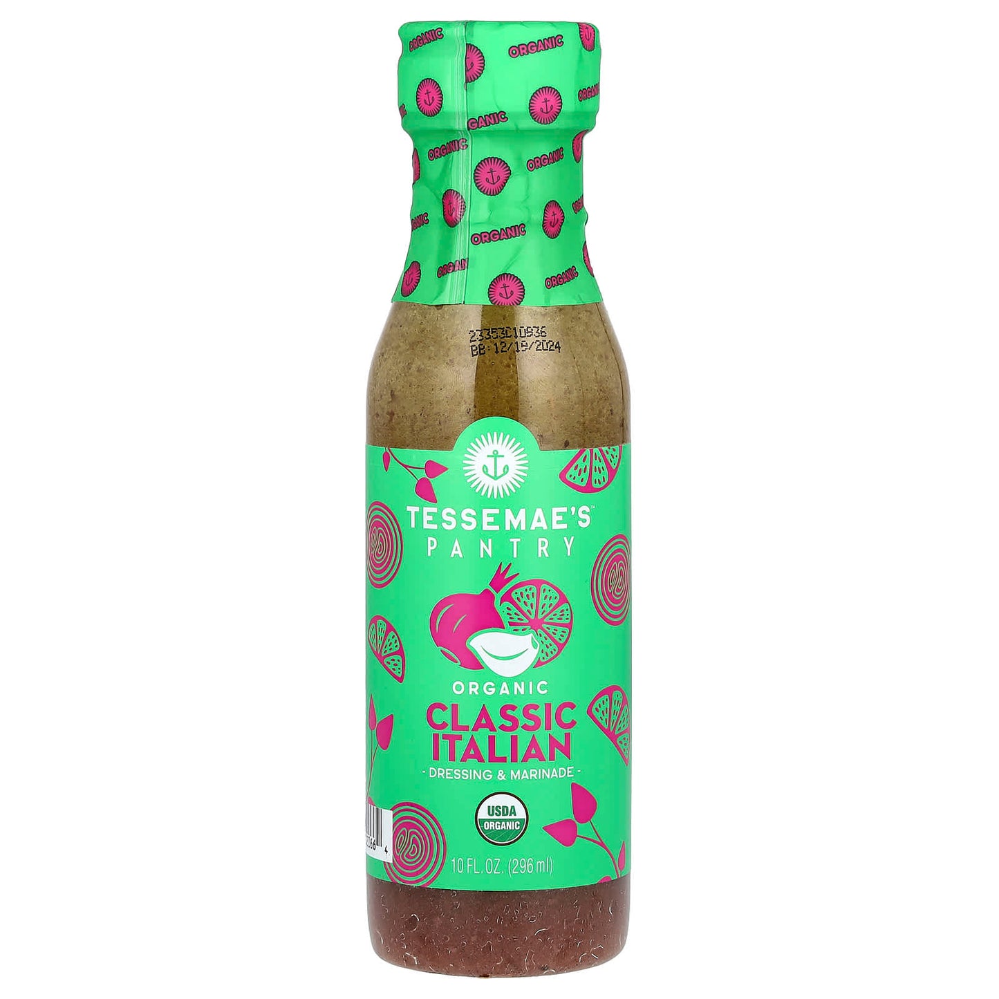 Tessemae's, Pantry, Organic Dressing & Marinade, Classic Italian, 10 fl oz (296 ml) - Image 1