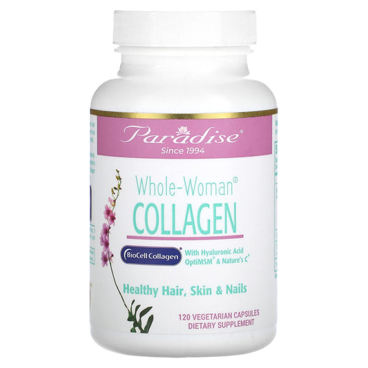 Paradise Herbs, Whole-Woman Collagen, 120 Vegetarian Capsules - Image 1