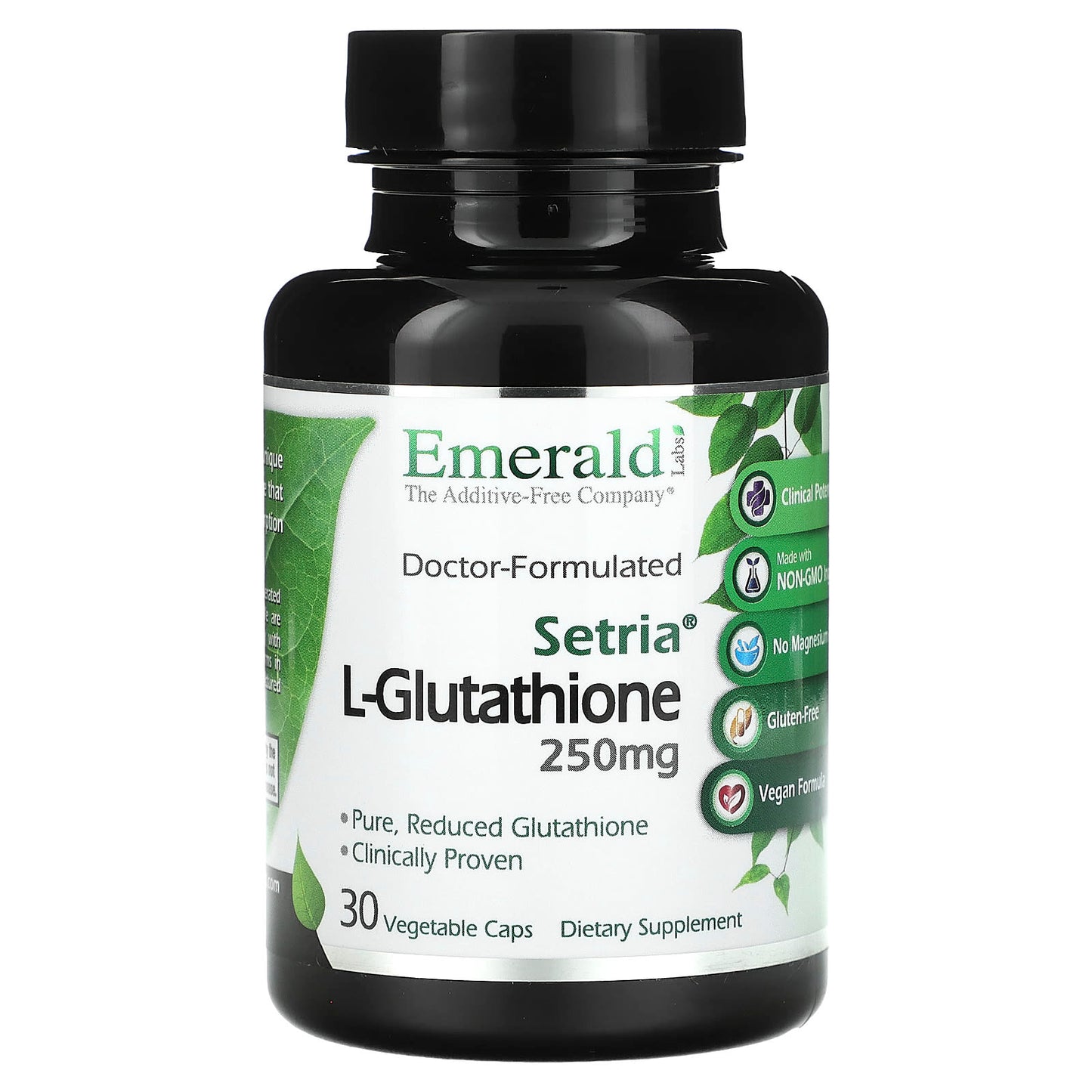 Emerald Laboratories Setria L-Glutathione 250mg 30 Capsules - Image 1