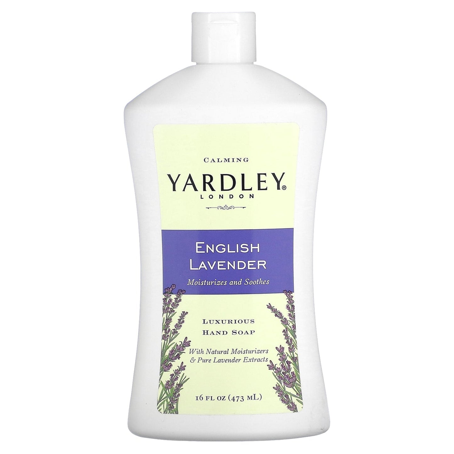 Yardley London, Luxurious Hand Soap, English Lavender, 16 fl oz (473 ml) - Image 1