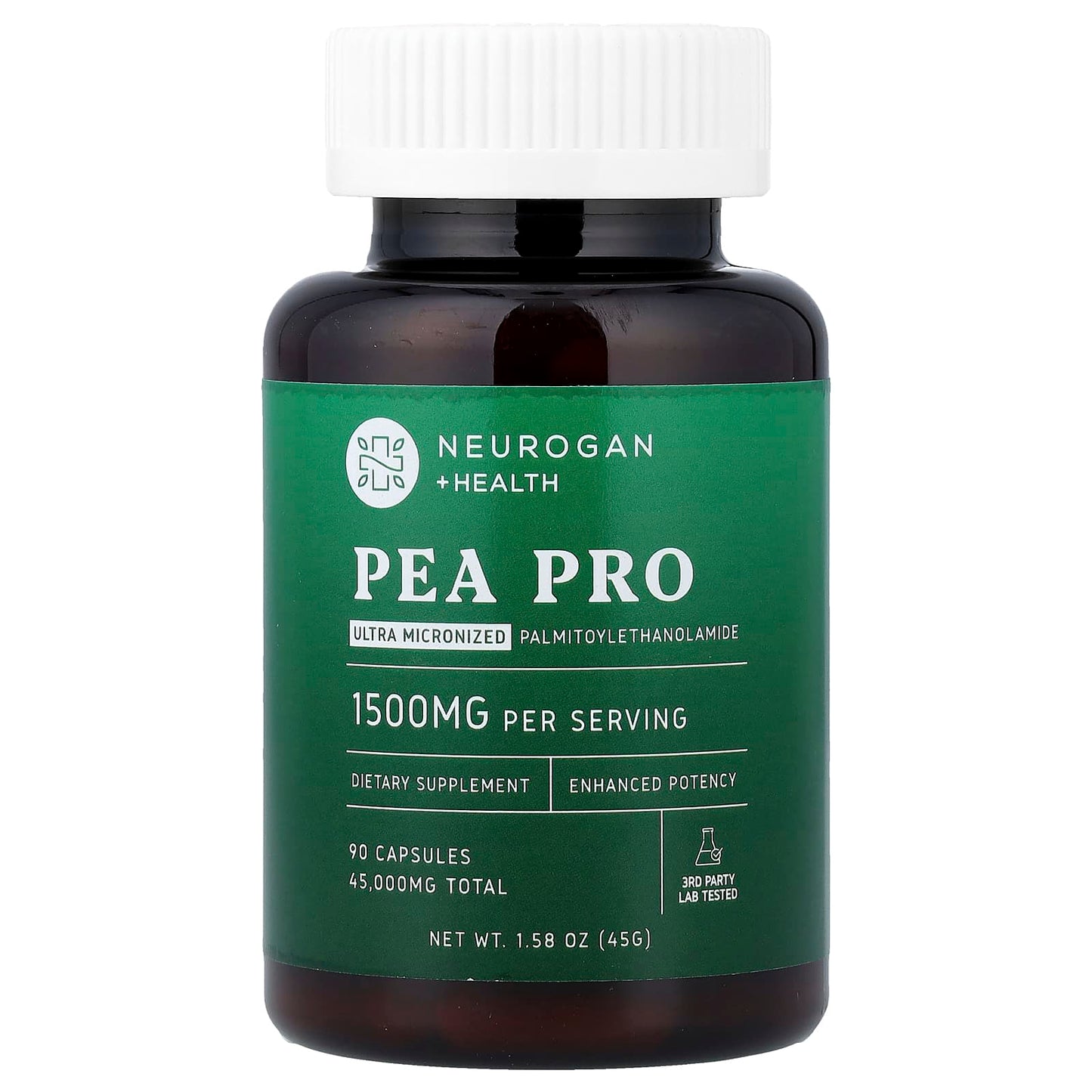 Neurogan Health, Pea Pro, 90 Capsules (500 mg per Capsule) - Image 1