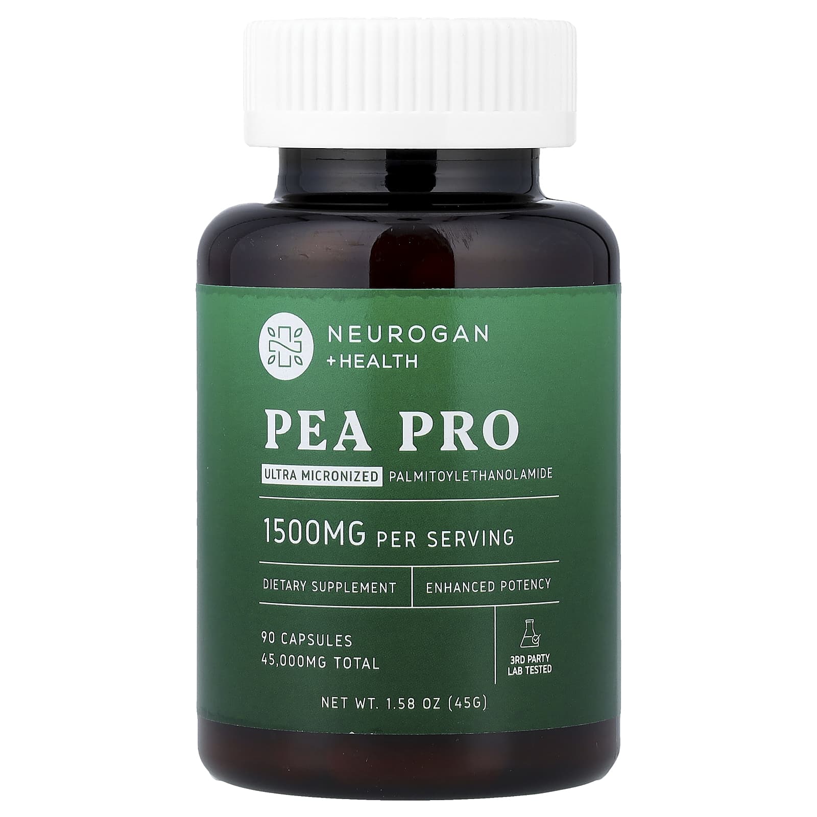 Neurogan Health, Pea Pro, 90 Capsules (500 mg per Capsule) - Image 1