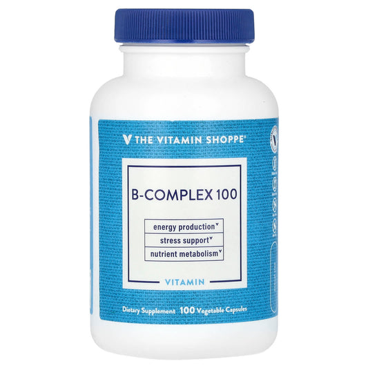 The Vitamin Shoppe, B-Complex 100, 100 Vegetable Capsules - Image 1