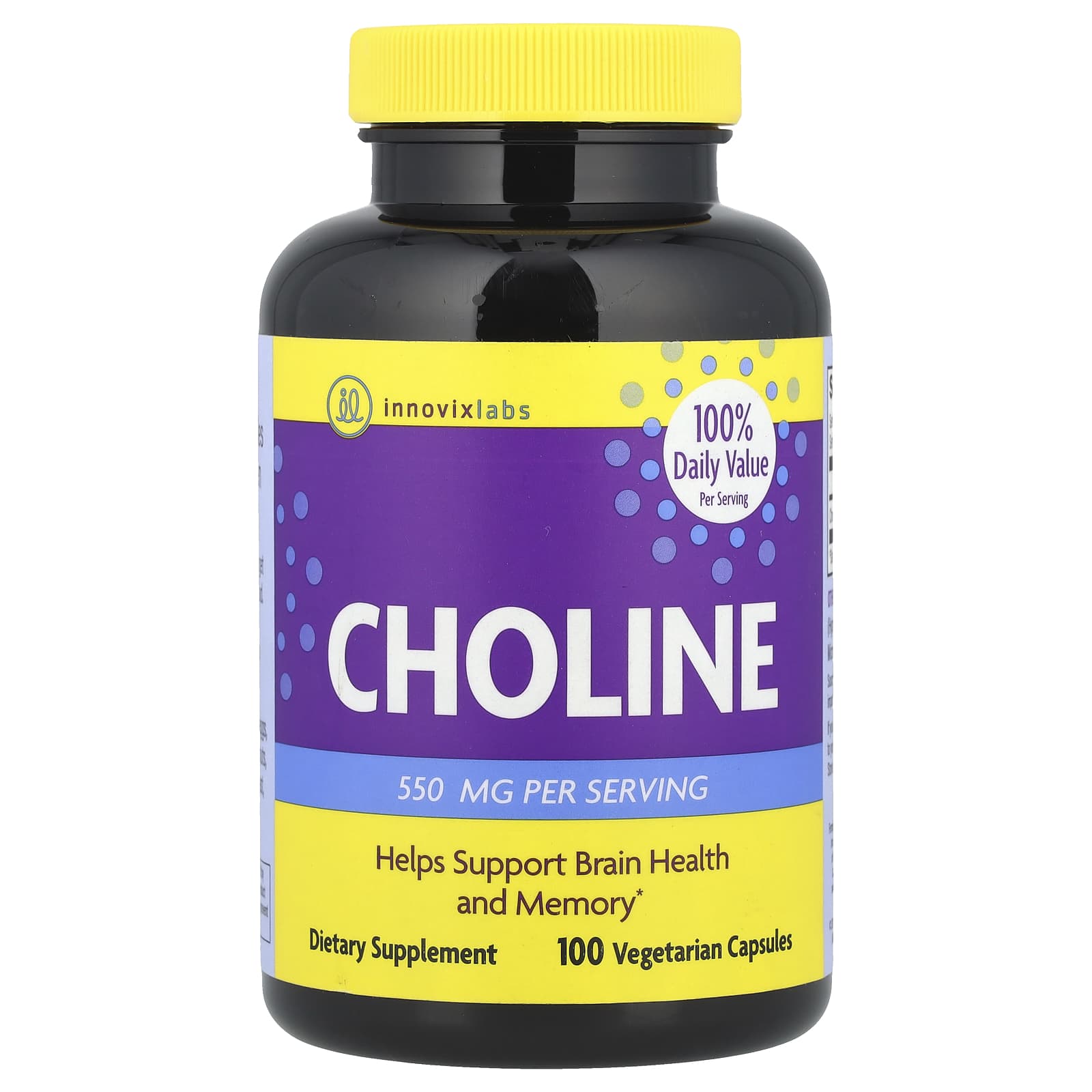 InnovixLabs Choline Supplements for Brain Health, Memory & Focus - Image 1