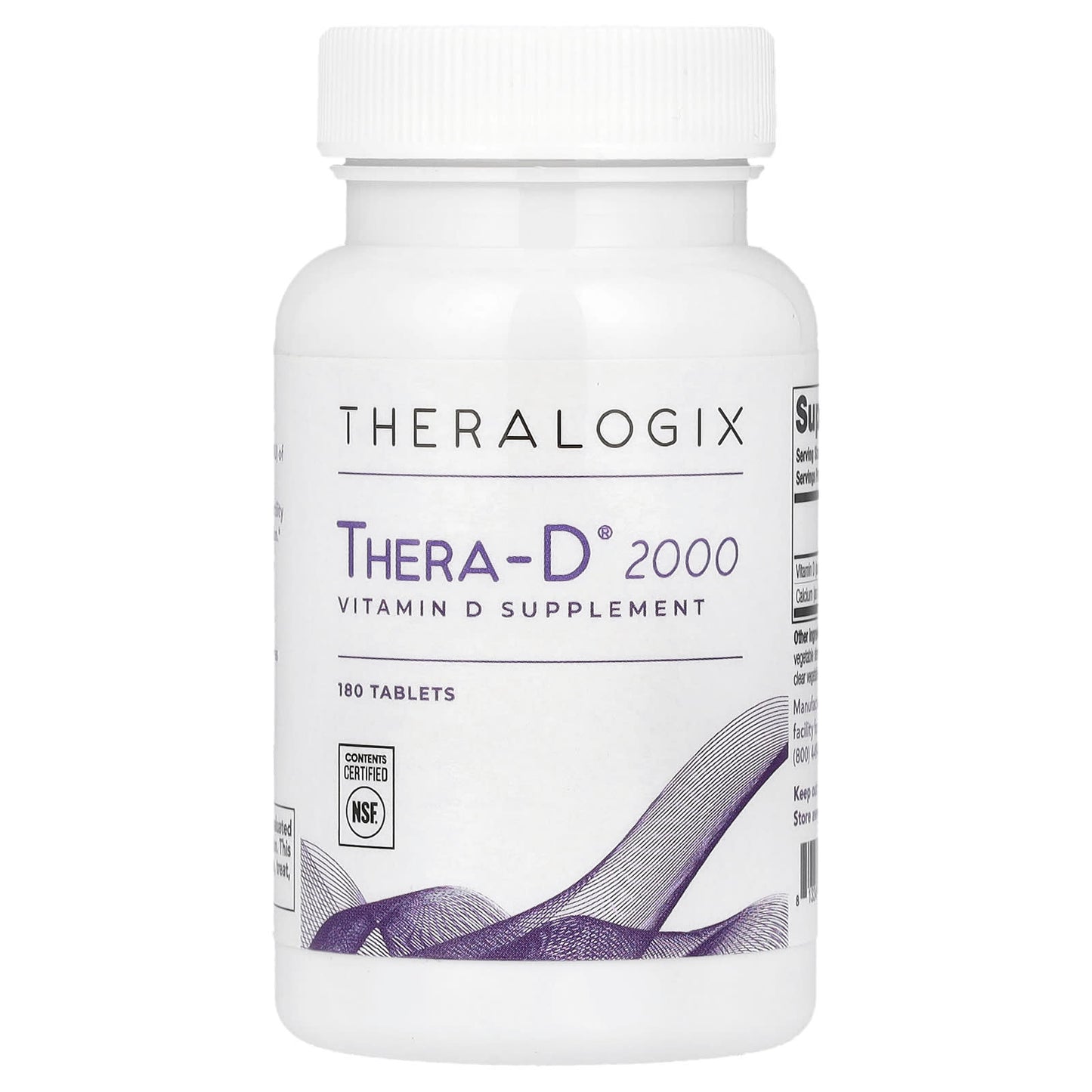 Theralogix, Thera-D 2000 , 180 Tablets - Image 1