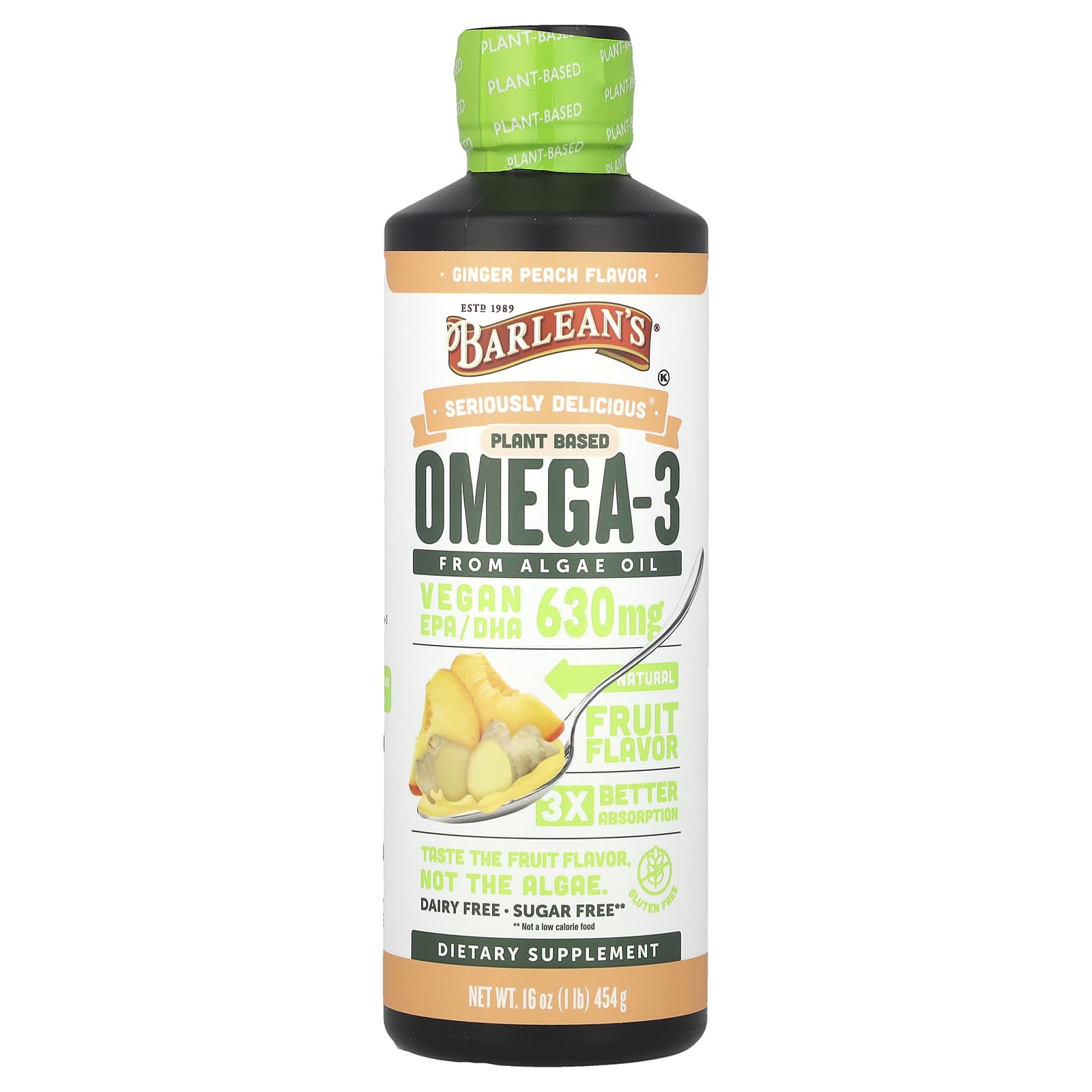 Barlean's Omega-3 Algae Oil: Vegan, Gluten-Free & Delicious - Image 1