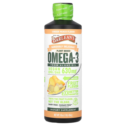 Barlean's Omega-3 Algae Oil: Vegan, Gluten-Free & Delicious - Image 1